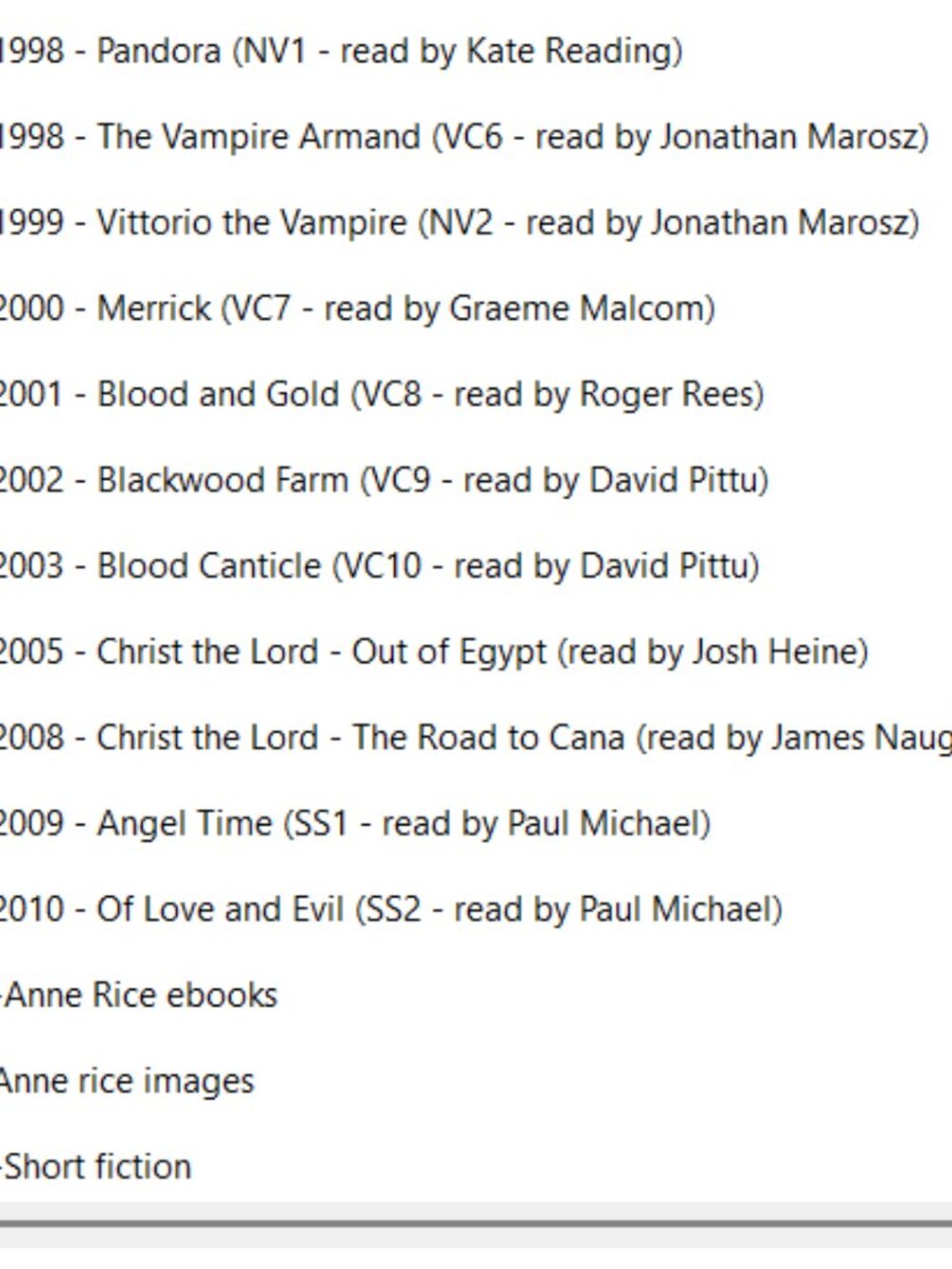 Huge Anne Rice Audiobook Series Collection - Picture 16 of 16